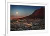 Cape Town under Full Moon-Jon Hicks-Framed Photographic Print