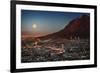 Cape Town under Full Moon-Jon Hicks-Framed Photographic Print