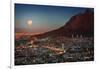 Cape Town under Full Moon-Jon Hicks-Framed Photographic Print