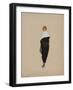 Cape velours noir doublé liberty noir points de piqûres soie verte bordé soie verte nattée-Madeleine Vionnet-Framed Giclee Print