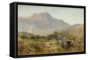 Capel Curig, 1855-Alfred William Hunt-Framed Stretched Canvas