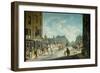 Capel Street with the Royal Exchange, Dublin, 1800-James Malton-Framed Giclee Print