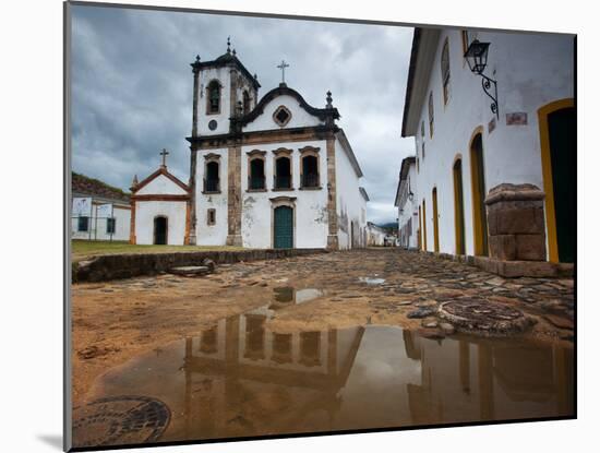 Capela De Santa Rita, An Old Historic Church in Paraty-Alex Saberi-Mounted Premium Photographic Print