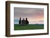 Capella Di Vitaleta, Val D'Orcia, UNESCO World Heritage Site-Markus Lange-Framed Photographic Print