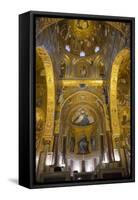 Capella Palatina, Palermo, Sicily, Italy, Europe,-Marco Simoni-Framed Stretched Canvas