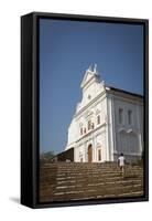 Capello Do Monte (Mount Mary Church), Old Goa, UNESCO World Heritage Site, Goa, India, Asia-Yadid Levy-Framed Stretched Canvas