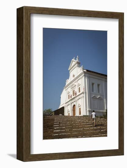 Capello Do Monte (Mount Mary Church), Old Goa, UNESCO World Heritage Site, Goa, India, Asia-Yadid Levy-Framed Photographic Print