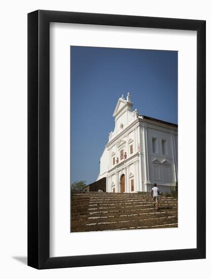 Capello Do Monte (Mount Mary Church), Old Goa, UNESCO World Heritage Site, Goa, India, Asia-Yadid Levy-Framed Photographic Print