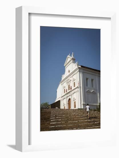 Capello Do Monte (Mount Mary Church), Old Goa, UNESCO World Heritage Site, Goa, India, Asia-Yadid Levy-Framed Photographic Print