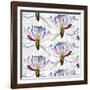 Caper flowers, 2017-Andrew Watson-Framed Giclee Print