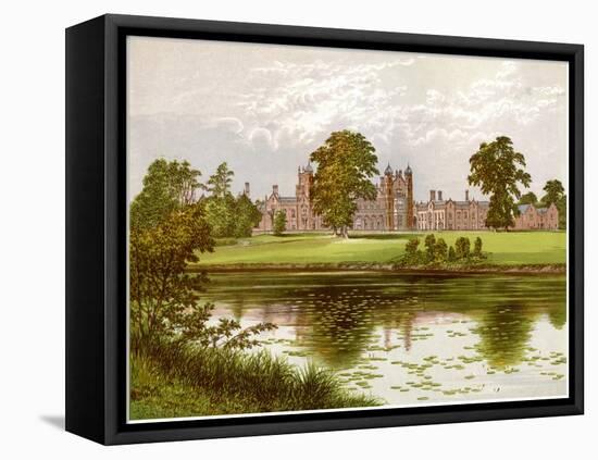 Capesthorne, Cheshire, Home of the Davenport Family, C1880-Benjamin Fawcett-Framed Stretched Canvas