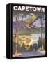 Capetown Poster, c.1930-null-Framed Stretched Canvas
