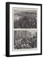 Capetown's Farewell to Mr Cecil Rhodes-null-Framed Giclee Print