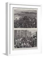 Capetown's Farewell to Mr Cecil Rhodes-null-Framed Giclee Print