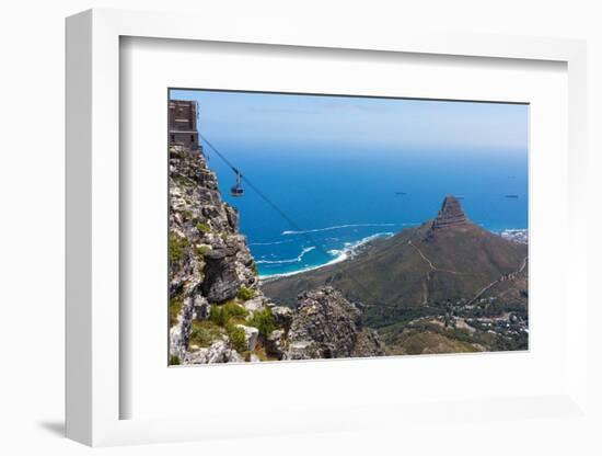 Capetown, Table Mountain, Cableway-Catharina Lux-Framed Photographic Print