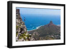 Capetown, Table Mountain, Cableway-Catharina Lux-Framed Photographic Print