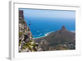 Capetown, Table Mountain, Cableway-Catharina Lux-Framed Photographic Print