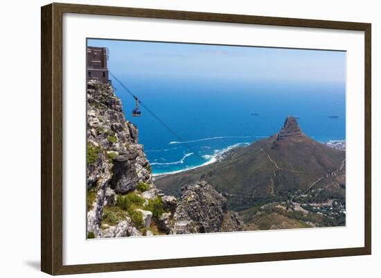 Capetown, Table Mountain, Cableway-Catharina Lux-Framed Photographic Print