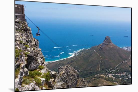 Capetown, Table Mountain, Cableway-Catharina Lux-Mounted Photographic Print