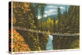 Capilano Bridge, Vancouver, British Columbia-null-Stretched Canvas