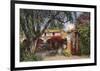 Capistrano Sunlight-George W^ Bates-Framed Giclee Print