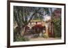 Capistrano Sunlight-George W^ Bates-Framed Giclee Print