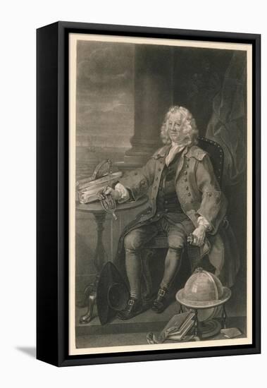 'Capitain Thomas Coram', 1740-William Hogarth-Framed Stretched Canvas