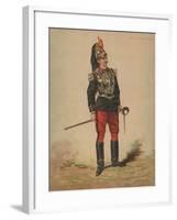 Capitaine De Cuirassiers-null-Framed Giclee Print