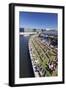 Capital Beach bar at Spreebogen Park, TV Tower, Berlin, Germany, Europe-Markus Lange-Framed Photographic Print