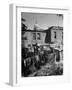 Capital Building Sitting Behind Slum Dwellings in the City-Dmitri Kessel-Framed Photographic Print