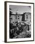 Capital Building Sitting Behind Slum Dwellings in the City-Dmitri Kessel-Framed Photographic Print