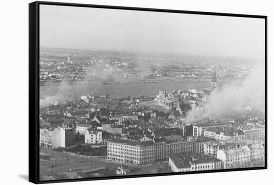 Capital City of Riga-null-Framed Stretched Canvas