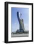 Capital Gate, Sometimes Called the Leaning Tower of Abu Dhabi, United Arab Emirates, Middle East-Fraser Hall-Framed Photographic Print