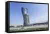 Capital Gate, Sometimes Called the Leaning Tower of Abu Dhabi, United Arab Emirates, Middle East-Fraser Hall-Framed Stretched Canvas