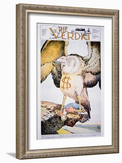 Capital Hand in Hand with Labor', in 'The Verdict', 1899-American School-Framed Giclee Print