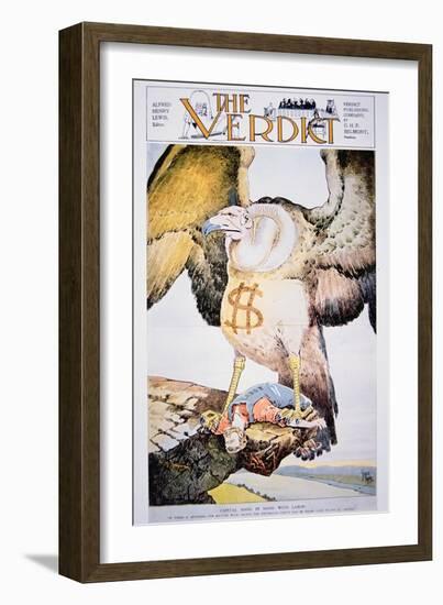 Capital Hand in Hand with Labor', in 'The Verdict', 1899-American School-Framed Giclee Print