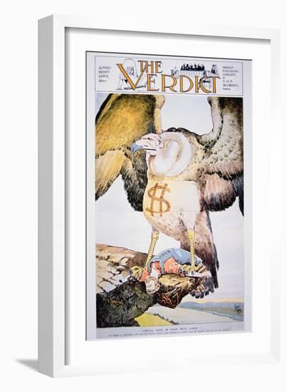 Capital Hand in Hand with Labor', in 'The Verdict', 1899-American School-Framed Giclee Print