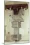 Capital in Persian Style, Column in Apadana, Palace of Darius the Great at Susa, Iran, c. 500 BC-null-Mounted Giclee Print