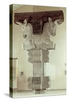 Capital in Persian Style, Column in Apadana, Palace of Darius the Great at Susa, Iran, c. 500 BC-null-Stretched Canvas