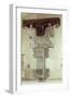 Capital in Persian Style, Column in Apadana, Palace of Darius the Great at Susa, Iran, c. 500 BC-null-Framed Giclee Print