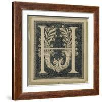 Capital Letter H, Illustration from 'The Life of Our Lord Jesus Christ'-James Tissot-Framed Giclee Print