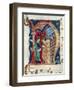 Capital Letter N Depicting the Annunciation, Miniature by Oderisi Da Gubbio-null-Framed Giclee Print