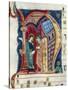 Capital Letter N Depicting the Annunciation, Miniature by Oderisi Da Gubbio-null-Stretched Canvas