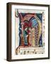 Capital Letter N Depicting the Annunciation, Miniature by Oderisi Da Gubbio-null-Framed Giclee Print