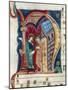 Capital Letter N Depicting the Annunciation, Miniature by Oderisi Da Gubbio-null-Mounted Giclee Print