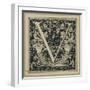 Capital Letter V, Illustration from 'The Life of Our Lord Jesus Christ'-James Tissot-Framed Giclee Print