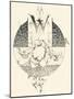 Capital Letter W Decorated with Plant Motifs., 1880 (Engraving)-Abu'l Hassan Ghaffari-Mounted Giclee Print