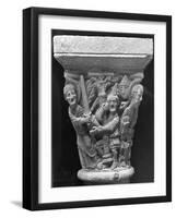 Capital of a Column-French School-Framed Giclee Print