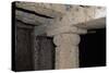 Capital of Column of Margareth Tomb, Necropolis of Valle Cappellana, Barbarano Romano, Lazio, Italy-null-Stretched Canvas