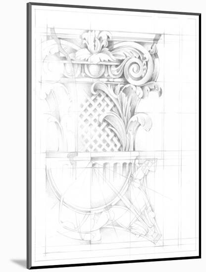 Capital Schematic I-Ethan Harper-Mounted Premium Giclee Print